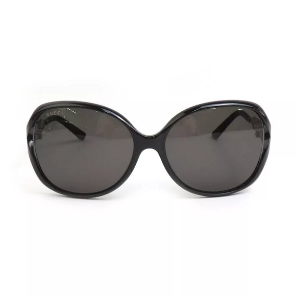 GUCCI Sunglasses Black Plastic/Metal - - Picture 2 of 8